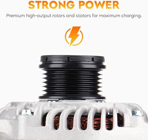 Alternator for 2007-2017 Jeep Compass Patriot, 2007-2010 Chrysler Sebring, 2011-2013 Chrysler Sebring, 2007-2012 Dodge Caliber, 2008-2013 Dodge Avenger, AMT0194 in Saudi Arabia