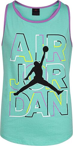 ملابس J's للفتيات من Jordan لخزان الهواء (الأطفال الصغار/الأطفال الكبار) أخضر متوهج XL (16 طفل كبير) in Saudi Arabia