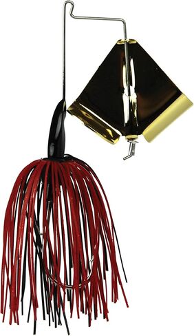 Tackle HD Worldwide Gold Buzzer Fishing Bait, Buzz Bait with Mustad Ultra Point Fishing Hook and Pro Series Skirt, Top Water Bass Fishing Lure for Freshwater in Kuwait