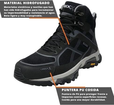 Oriocx Enciso V1 Pro - Waterproof trekking boots with inner membrane, comfortable hiking boots - Unisex in Saudi Arabia