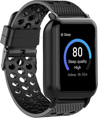 Compatible with 3Plus Vibe Plus Bands, Silicone Replacement Wristbands Sport Strap with Metal Buckle Compatible with 3Plus Vibe Plus/Vibe+ Smartwatch in Saudi Arabia