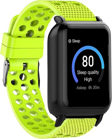 Compatible with 3Plus Vibe Plus Bands, Silicone Replacement Wristbands Sport Strap with Metal Buckle Compatible with 3Plus Vibe Plus/Vibe+ Smartwatch in Saudi Arabia