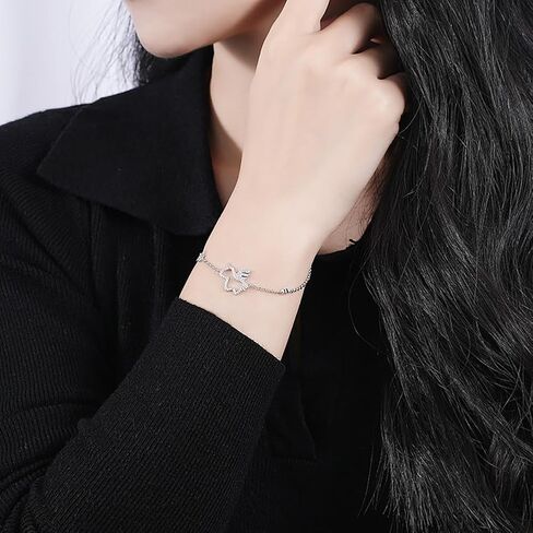 أساور ALoveSoul من الفضة الإسترلينية عيار 925 بتصميم يونيكورن للنساء والفتيات in Kuwait