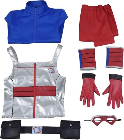 الكبار خارقة خطر زي قناع معركة ملابس هنري هالوين تأثيري سترة سترة السراويل مجموعة كاملة الدعاوى in Kuwait