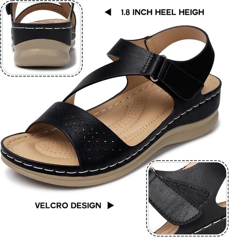 SHIBEVER Wedge Sandals for Women Dressy: Summer Comfortable Casual Low Platform Sandal in Saudi Arabia