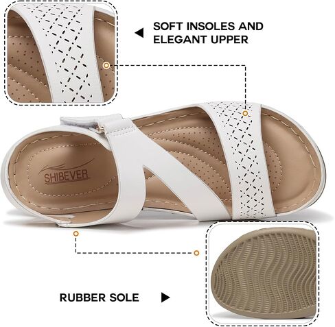 SHIBEVER Wedge Sandals for Women Dressy: Summer Comfortable Casual Low Platform Sandal in Saudi Arabia