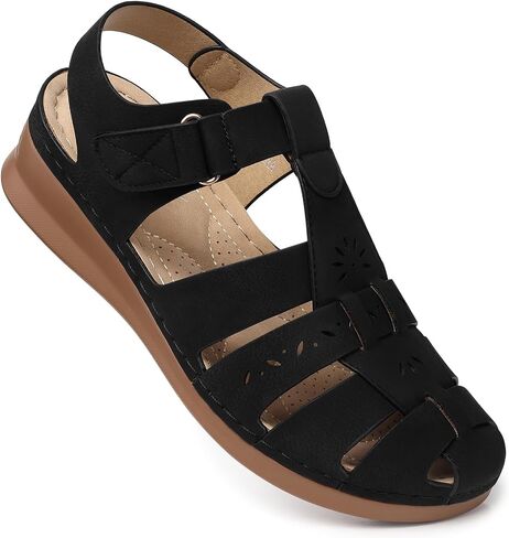 SHIBEVER Wedge Sandals for Women Dressy: Summer Comfortable Casual Low Platform Sandal in Saudi Arabia