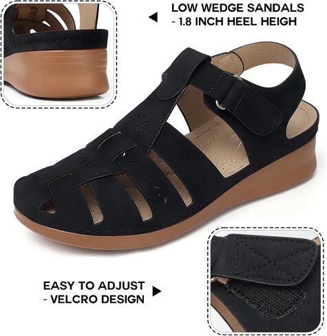 SHIBEVER Wedge Sandals for Women Dressy: Summer Comfortable Casual Low Platform Sandal in Saudi Arabia