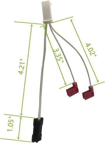 618548 Thermistor Assembly for RV Refrigerator Models N6 N8 900 9000 Replaces 621742 with Wire Harness in Saudi Arabia