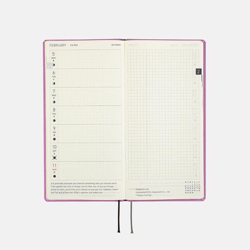 Hobonichi Techo Weeks Mega [English/Tall and Slim Size/January 2024 Start] Colors: Poppin’ Yellow in Saudi Arabia