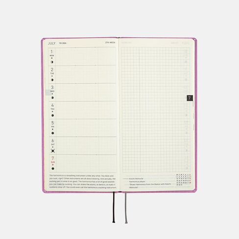 Hobonichi Techo Weeks Mega [English/Tall and Slim Size/January 2024 Start] Colors: Poppin’ Yellow in Saudi Arabia