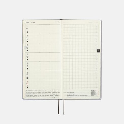 Hobonichi Techo Weeks Mega [English/Tall and Slim Size/January 2024 Start] Colors: Poppin’ Yellow in Saudi Arabia