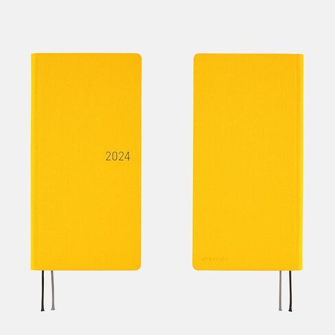 Hobonichi Techo Weeks Mega [English/Tall and Slim Size/January 2024 Start] Colors: Poppin’ Yellow in Saudi Arabia