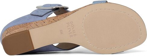 Donald Pliner Women's Casual Low Wedge Sandal, Denim, 9 in Saudi Arabia