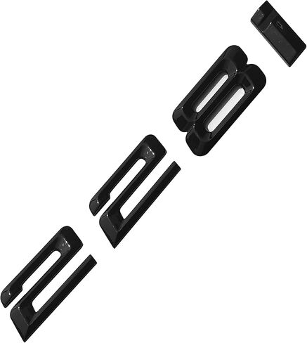 228i شعار أسود لامع مقاس OEM أصلي بديل لغطاء صندوق السيارة BMW الخلفي شعار شارة لوحة اسم ملصق رقم الحروف (أسود ساطع، 228i) in Kuwait