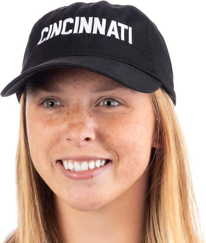 Cincinnati | Classic Retro Red Black Blue Ohio City Pride Newport Fan Men Women Dad Hat Cap in Saudi Arabia