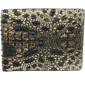 Unique Genuine Crocodile Alligator Skin Leather Man Bifold Wallet in Saudi Arabia