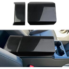 Carbon Fiber Style Front Armrest Box Cover Trim Accessories for Tesla Cybertruck (Matte Surface) in Kuwait