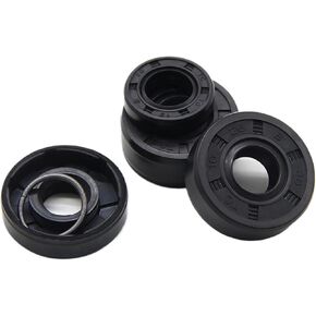 2/5pcs ID 10mm NBR Nitrile Rubber Oil Seal TC-10 * 17/18/19mm Nitrile Rubber Shaft Double Lip Oil Seals(5pcs,10x19x7mm) in Saudi Arabia