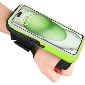 [Fits Up to 6.8'' Phone] Phone Holder for Running, Running Armband with Earphone Bag, 3D Design Waterproof Sports Arm Bands Cell Phone Holder with Key Slot for iPhone 16/14/13 Pro/Plus and S24/S21 in Saudi Arabia