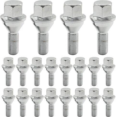 UOIENRT 20Pcs 68296586AA Lug Bolts Wheel Studs Nuts, Replacement for Jeep Renegade, Replacement for Dodge Hornet, Replacement for Fiat 500, Replaces 610-632 610-573 in Saudi Arabia