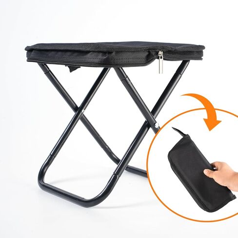 Camping Stool Portable Folding Stool with Carry Bag Weight Load 220lbs Portable Stool for Camping Fishing Hiking BBQ. in Saudi Arabia