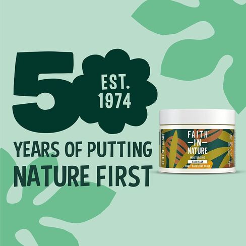 Faith in Nature Natural Dragon Fruit Hair Mask, Revitalising, Vegan & Cruelty Free, Parabens and SLS Free, For All Hair Type, 300ml in Saudi Arabia