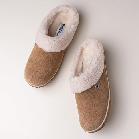 Minnetonka Ecowise Spruce Slippers oundoor and outide for women ، slippers fleece clippers for women with-outdoor sole in Kuwait