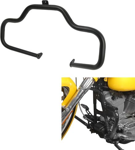 TCMT Engine Highway Mustache Crash Guard Bar Fit For Harley Touring Street Glide 2009-2023 Freewheeler 2015-2023 Electra Glide Road King FLHR 2009-2022 Road King Special 2017-2023 Revival FLH 2021 in Saudi Arabia