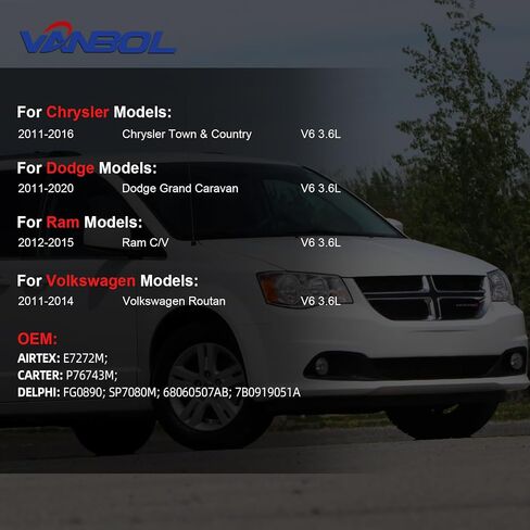 مجموعة وحدة مضخة الوقود الكهربائية متوافقة مع 2011-2016 Chrysler Town & Country 2011-2020 Dodge Grand Caravan Ram C/V VW Volkswagen Routan V6 3.6L استبدال E7272M Vanbol0128 مع O-Ring in Saudi Arabia