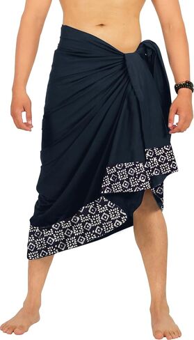 HAPPY BAY Men's Swimwear Beachwear Summer Wrap Sarong in Kuwait