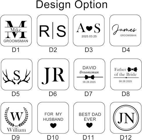 Wallet for Men Top Leather Wallets with Engraved Name initial Custom Ideal Gift for Bestman Groomsman Husband Dad Boyfriend Anniversaries Birthday Christmas Gifts Light Brown in Kuwait