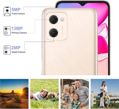 UMIDIGI C2 هاتف خلوي غير مقفل، Android 13 بطارية 5150 مللي أمبير في الساعة مع شاشة كاملة 6.52 بوصة MediaTek Helio A22 هاتف ذكي 3 جيجا بايت رام + 32 جيجا بايت روم 256 جيجا بايت قابلة للتوسيع 13 ميجا بيكسل هاتف محمول in Saudi Arabia