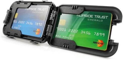 The Clam Flip Mens Wallet with RFID in Saudi Arabia
