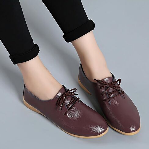 متسكعات مريحة للسيدات في Sunporx يقودان moccasins حذاء على أحذية إصبع القدم المدببة تنفس النساء in Kuwait