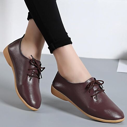متسكعات مريحة للسيدات في Sunporx يقودان moccasins حذاء على أحذية إصبع القدم المدببة تنفس النساء in Kuwait