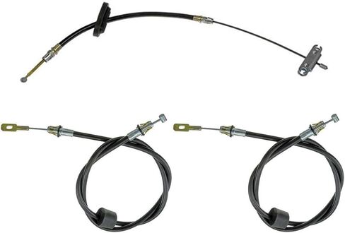 3X Front & Rear Parking Brake Cable Assembly Replacement For Pontiac Firebird 1994 1995 For Chevrolet Camaro 1994 1995 For Chevy Camaro 1994 1995 in Saudi Arabia