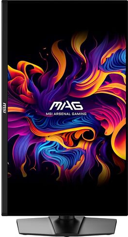 MSI MAG 271QPX QD-OLED, 27 OLED Gaming Monitor, 2560 x 1440 (QHD), OLED 0.03ms Response time, 360Hz, True Black HDR 400, HDMI, DP Port, USB Type C, Tilt, Height in Saudi Arabia