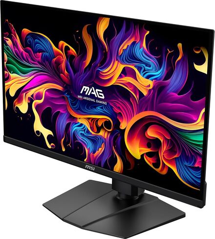 MSI MAG 271QPX QD-OLED, 27 OLED Gaming Monitor, 2560 x 1440 (QHD), OLED 0.03ms Response time, 360Hz, True Black HDR 400, HDMI, DP Port, USB Type C, Tilt, Height in Saudi Arabia
