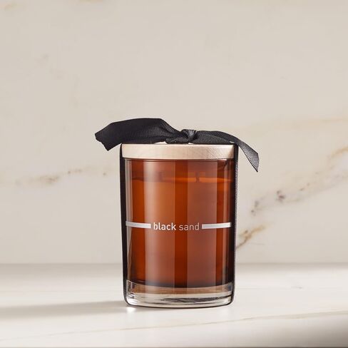 Finn & Co. Sand Sand Candle - مزيج شمع الصويا مع العطر المستوحى من الشاطئ - حرق طويل الأمد ونظيف - شمعة جرة زجاجية أنيقة للديكور المنزلي ، والعلاج العطري والهدايا | 9.5 أوقية in Saudi Arabia