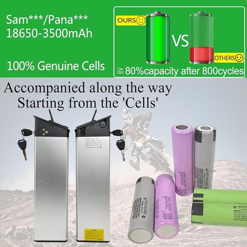 DCH-009 EBIKE BATTERNY استبدال بطارية كهربائية قابلة للطي بطارية ليثيوم أيون 48V 52V 17.5AH لـ MATE X RX20 CMACEWHEEL RX20 LANKELEISI X3000PLUS TESGO HUMMER PRO (52V17.5AH) in Saudi Arabia