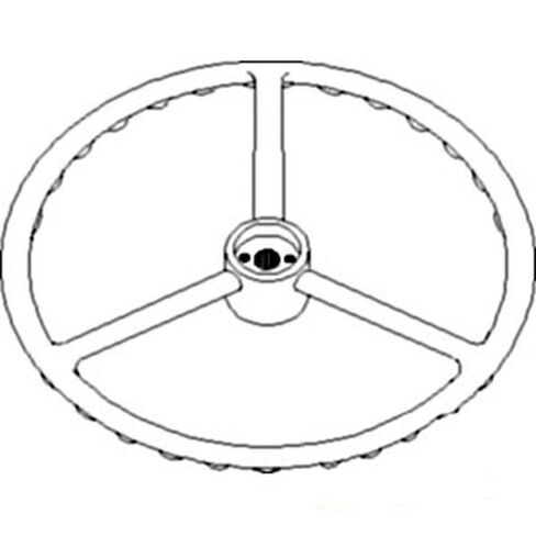 Stevens Lake Parts One New Steering Wheel Fits John Deere 1010, 2010, 2510, 3010, 3020, 4010, 4020, 4320, 4520, 4620, 5010, 5020, 6030, 7020, 7030, 7520 in Kuwait