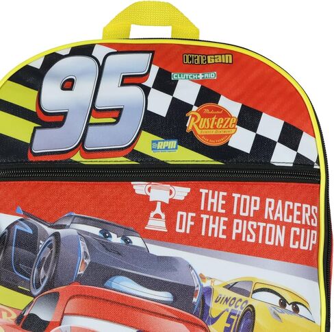 سيارات ديزني على ظهره على Backers Racers Lightning McQueen 16 "حقيبة مدرسية in Saudi Arabia