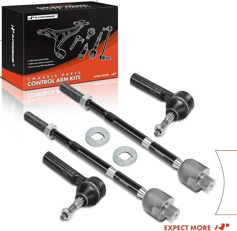 A-Premium Set of 4, Front Inner Outer Tie Rod End Kit, Compatible with Chevrolet Camaro 2010 2011 2012 2013 2014 2015 in Saudi Arabia