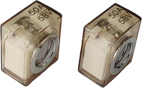 2PCS Terminal Fuse/Fuse Block (MRBF) 58V DC Marine Fuse Fuse IP66 مقاومة للماء لـ RVS Automobiles Cranes Ships Charging Pire (60a) in Kuwait