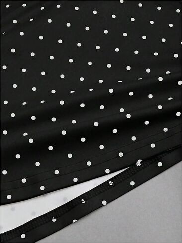 SOLY HUX Women's Polka Dots Bowknot Flowy Babydoll Bandeau Tube Top Summer Sweet Outfits in Saudi Arabia