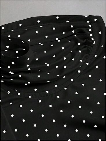 SOLY HUX Women's Polka Dots Bowknot Flowy Babydoll Bandeau Tube Top Summer Sweet Outfits in Saudi Arabia