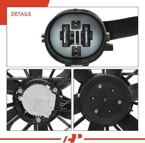 A-Premium Engine Radiator Cooling Fan Assembly with Brushless Motor Compatible with Select Land Rover Models - Range Rover 2013-2018, Range Rover Sport 2014-2016 - Replace# LR084438 in Saudi Arabia
