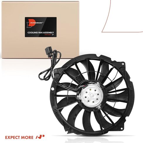 A-premium left Engine Phariatiator Cooling Fan Assolbly متوافقة مع نماذج Audi المختارة-S4 2004-2009 ، RS4 2007-2008 ، 4.2L-استبدال# 8E0959455F ، 8E0959455P in Saudi Arabia