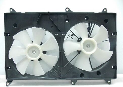 Sunbelt Dual Chaiator و Contenser Fan Assolbly متوافق مع 01-07 Toyota Highlander 3.0L 2.4L 3.3L 99-03 RX300 3.0L TO3115128 in Saudi Arabia